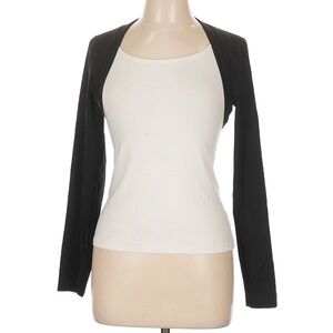 Vuori Black Sweater Shrug Bolero Large